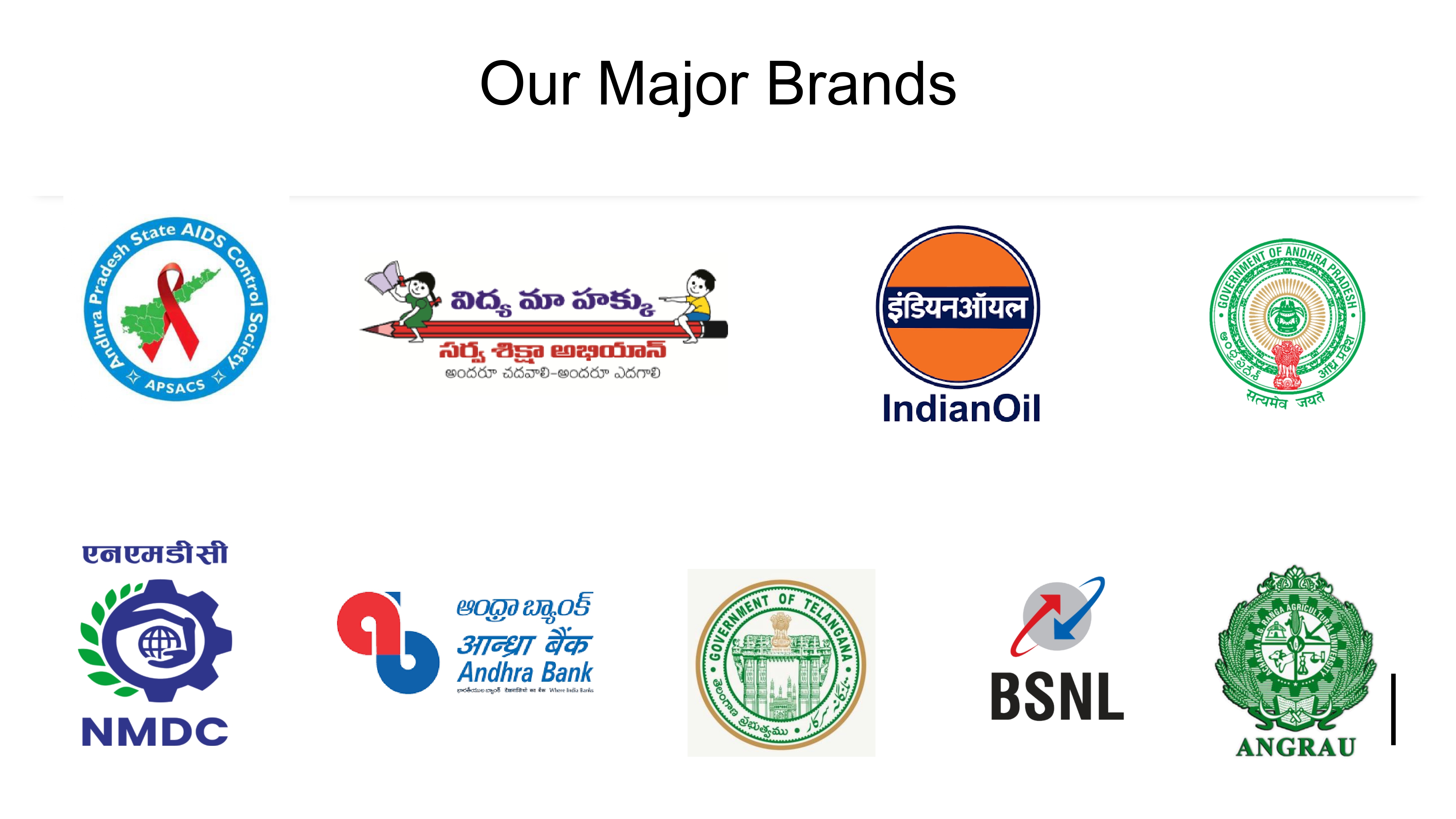 Our Major Brands slide 2
